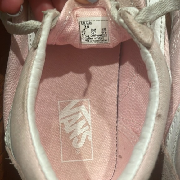 Pink Suede Vans Size 3 - Picture 6 of 7